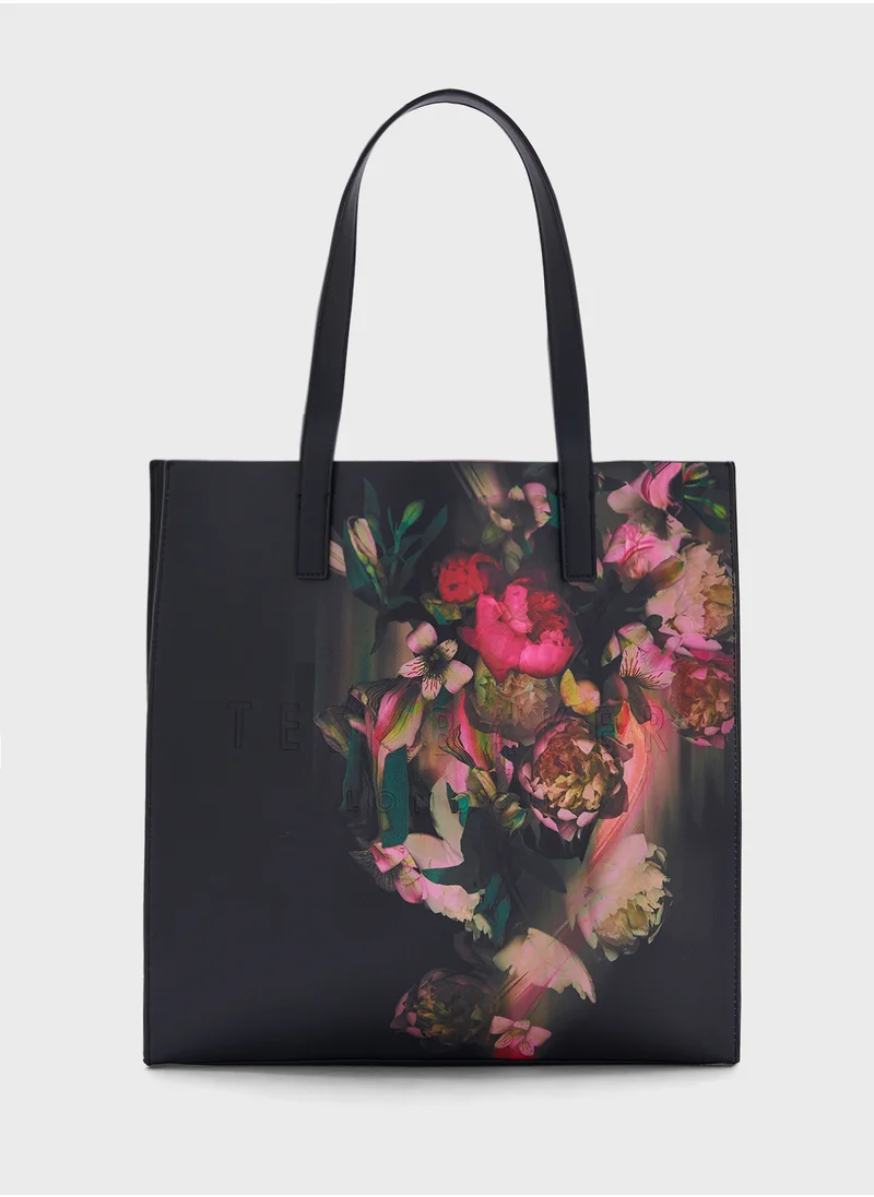 تيد بيكر Saliine Printed Top Handle Shopper
