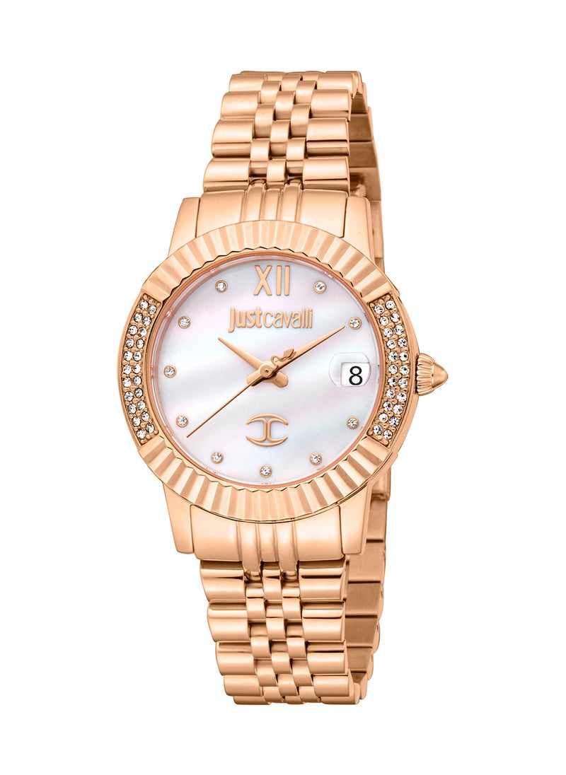 Just Cavalli Women's Round Shape Stainless Steel Wrist Watch JC1L199M0045 - 32 Mm  - Image 1