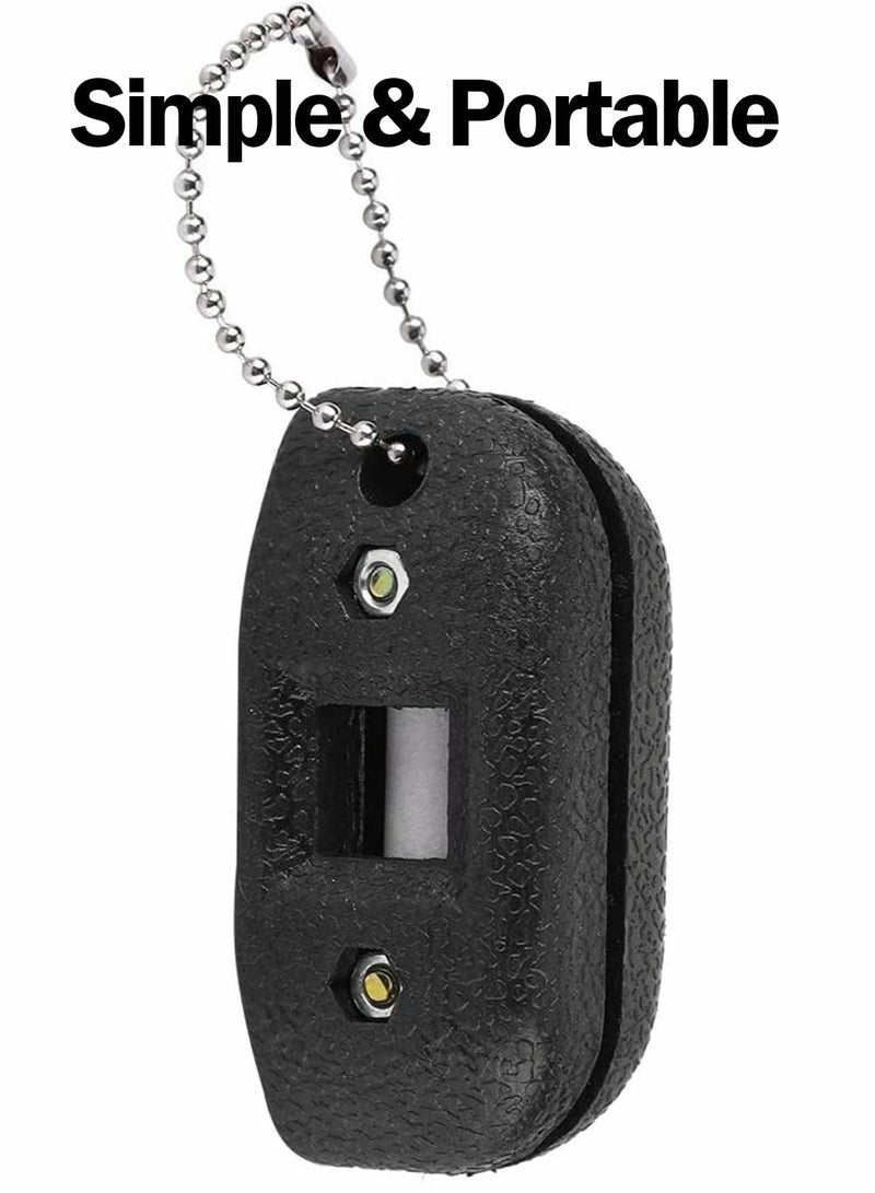 Portable Ice Skate Blade Sharpener - Adjustable Handheld Tool for Figure & Goalie Skates, Easy Grinding & Edge Maintenance - Image 5