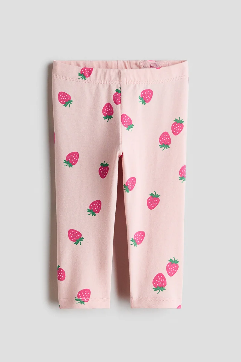H&M Printed cotton leggings