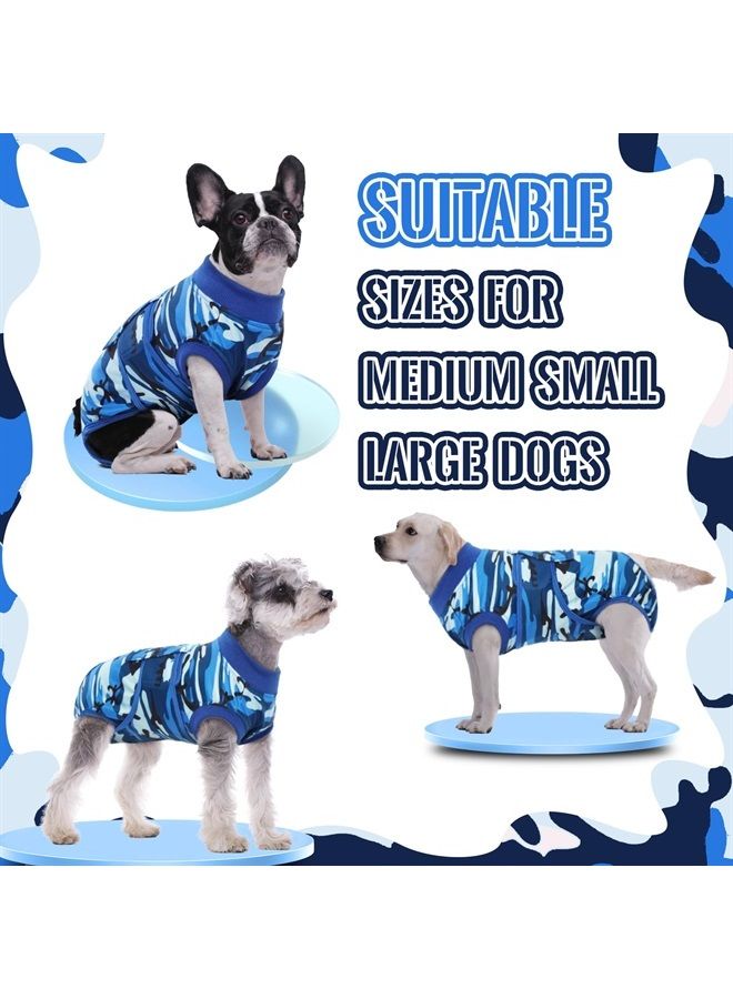 Kuoser Dog Surgery Recovery Suit, Professional Dog Recovery Suit Dog Surgical Recovery Suit Female Male, Anti-Licking Neutered Spay Onesie for Small Medium Large Dogs Puppy E-Collar &Cone Alternative  - Image 4