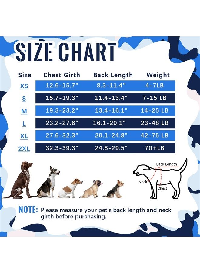 Kuoser Dog Surgery Recovery Suit, Professional Dog Recovery Suit Dog Surgical Recovery Suit Female Male, Anti-Licking Neutered Spay Onesie for Small Medium Large Dogs Puppy E-Collar &Cone Alternative  - Image 2