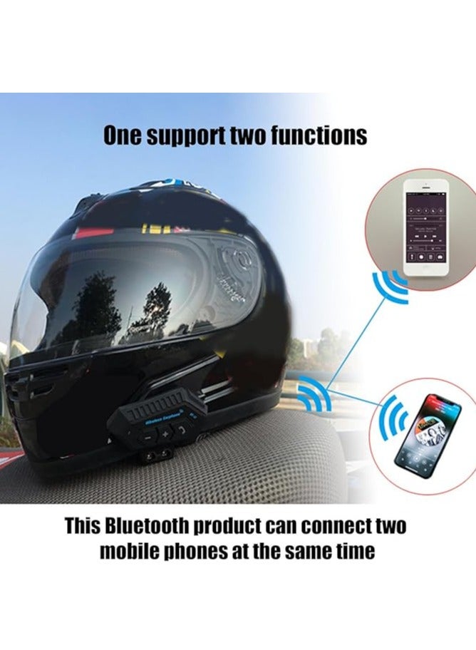 general Bluetooth motorcycle headset, Bluetooth 5.0 hands-free motor headset |Outdoor wireless headset for skiing, rock climbing, delivery, riding - Image 2