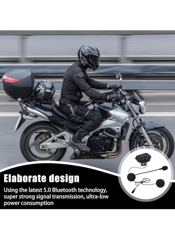 general Bluetooth motorcycle headset, Bluetooth 5.0 hands-free motor headset |Outdoor wireless headset for skiing, rock climbing, delivery, riding - Image 3