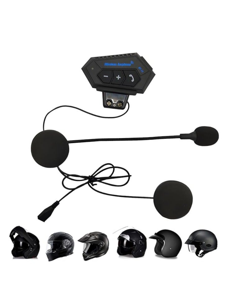 general Bluetooth motorcycle headset, Bluetooth 5.0 hands-free motor headset |Outdoor wireless headset for skiing, rock climbing, delivery, riding - Image 1