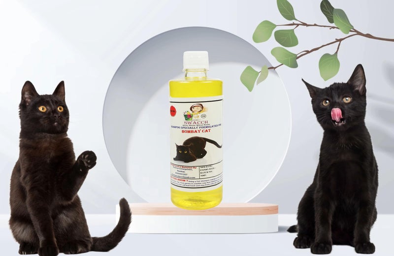 Swacch Shampoo Specially Formulated for Bombay Cat (500ml) Lemon - Image 1