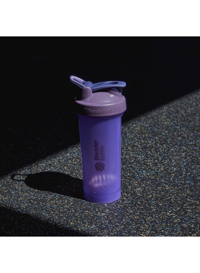 Blender Bottle زجاجة خلط بلندر بوتل كلاسيك V2 مثالية لخلطات البروتين وما قبل التمرين، 28 أونصة، لون بنفسجي كامل - Image 5