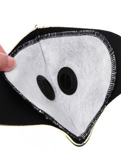 General Dust Mask Upgrade Version Activated Carbon Dustproof Mask Windproof Foggy Haze Anti-Dust Mask Motorcycle Bicycle Cycling Ski Half Face Mask for Outdoor Activities  - Image 4