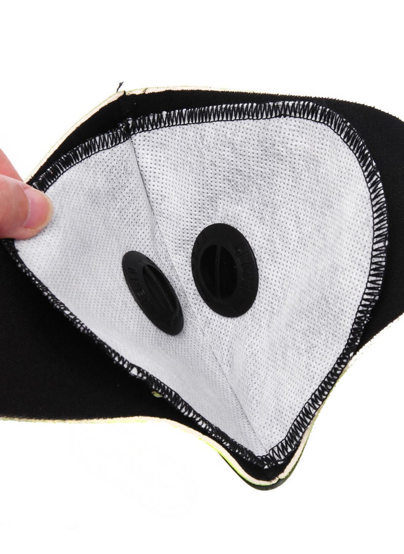 General Dust Mask Upgrade Version Activated Carbon Dustproof Mask Windproof Foggy Haze Anti-Dust Mask Motorcycle Bicycle Cycling Ski Half Face Mask for Outdoor Activities  - Image 4