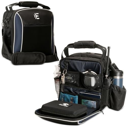 EntireFlight Flight Bag For Pilots - Pilot Bag Carries All Required Pilot accessories and Gear Including Your Kneeboard, Ipad, And Aviation Headset - Great Gifts for Students & CFIs - Blue - Image 1