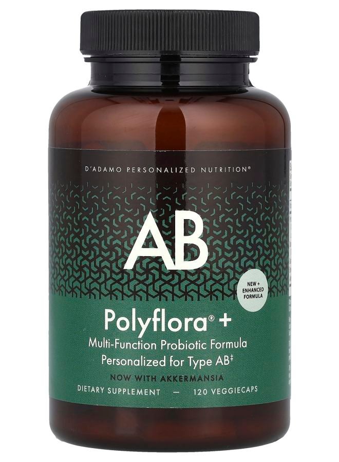 Polyflora®+ AB Multi-Function Probiotic Formula  120 VeggieCaps