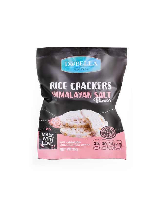مقرمشات الارز بطعم ملح الهيمالايا - 35 جرام