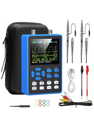 2-Channel Handheld Digital Oscilloscope Kit - 120MHz Bandwidth, 500MS/s Sampling Rate, 2.8" TFT Display, Vertical Sensitivity 10mV/div to 10V/div, Portable Automotive Oscilloscope. - pzsku/Z732784239ADFDE3AEC31Z/45/_/1723086067/c069f7aa-7965-4305-aa2d-bfa4141db8ba