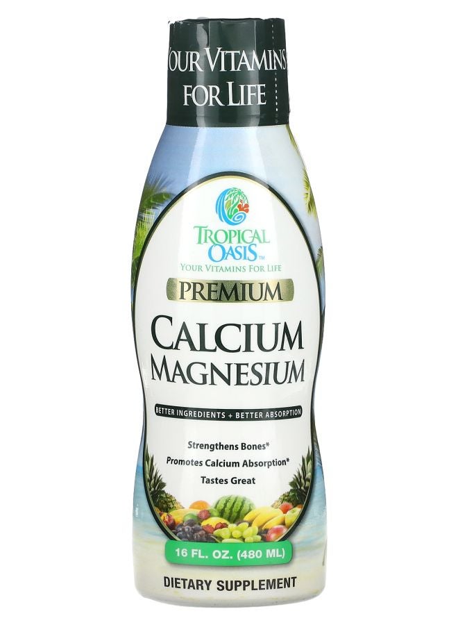 Tropical Oasis Premium Calcium Magnesium 16 fl oz (480 ml)