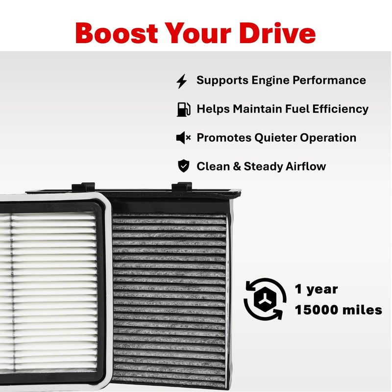 SCREW RHINO Engine Air Filter&Cabin Air Filter Combo Pack-Compatible with Subaru Crosstrek 2016-2017,Forester 2009-2018,Impreza 2008-2016,WRX 2012-2021,WRX STI 2013-2018,XV Crosstrek 2013-2015 - Image 5