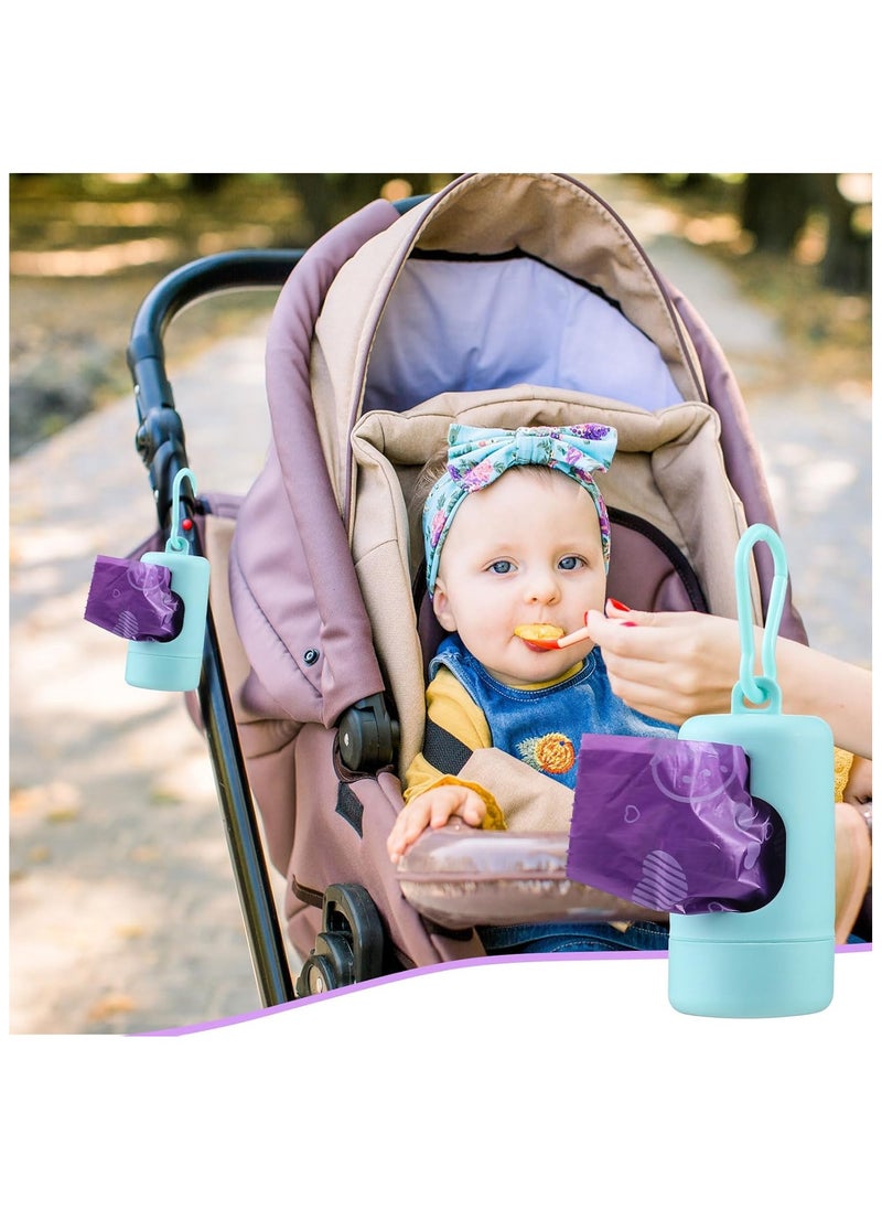 NNEWVANTE 16 Refill Rolls/240 Disposable Diaper Bags with Dispenser Scented Waste Baby Poop Bags Convenient and Quick Diaper Disposal  - Image 5