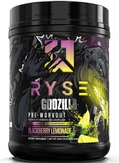 RYSE Pre Workout Godzilla   Blackberry Lemonade 1.9 LB 