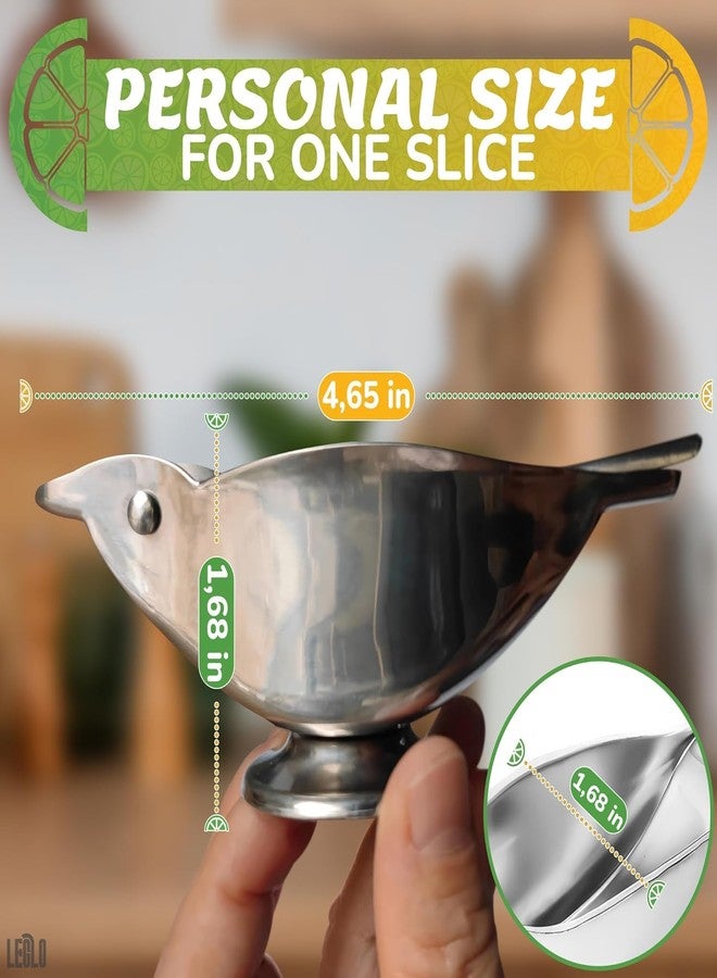LEGLO Bird Lemon Squeezer With Pour Spout - Manual Citrus Juicer | Handheld Fruit Press for Lemons & Limes | Stainless Steel, Easy to Use & Clean, Compact Kitchen Tool for Fresh Juice, Cocktails & Cooking - Image 3