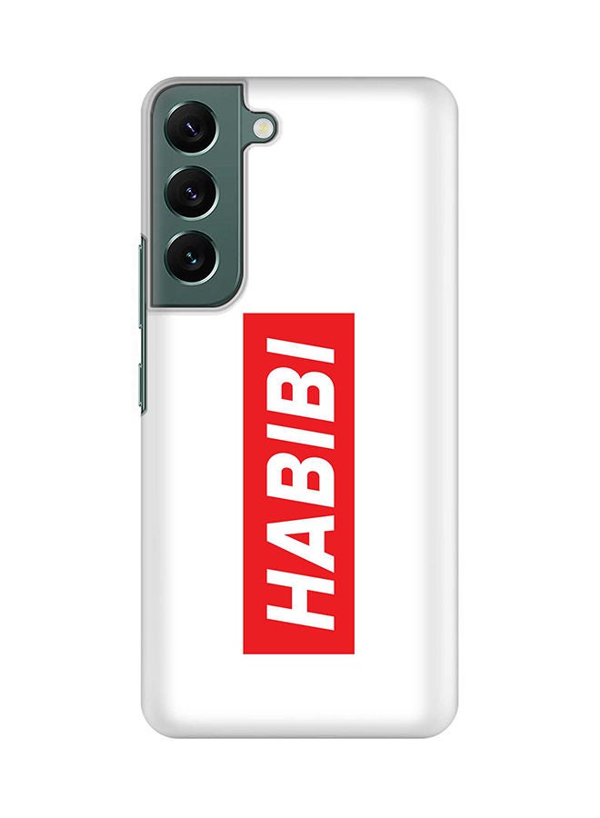 Stylizedd Case for Samsung Galaxy S22+ 5G Slim Snap Classic Series Shield Matte Finish Print - Habibi - Image 1