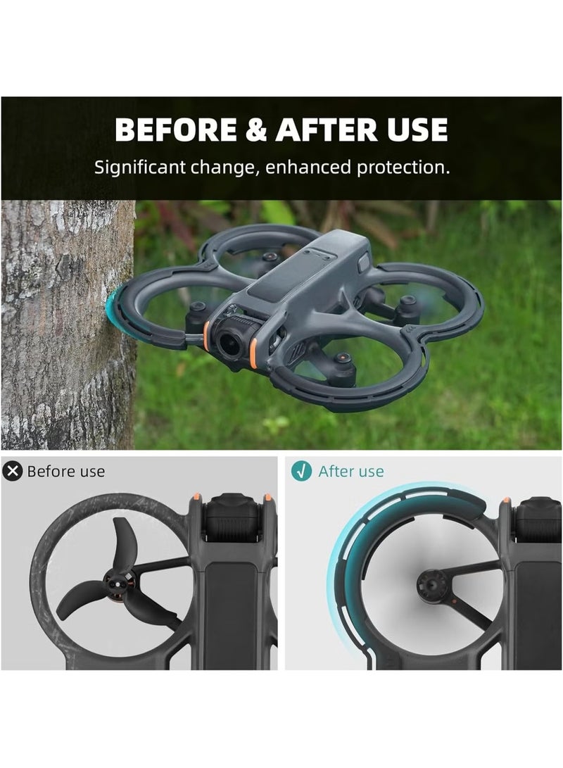 Ailily Avata 2 Bumper Guards Accessories, Propeller Guard Protector Gimbal Protective Anti-Collision Ring Cover for DJI Avata 2 Fly More Combo Accessories grey - Image 2