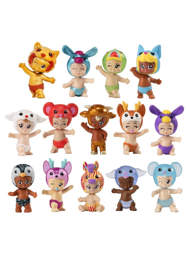 Moose Toys تمثال بيبي-شيبس تشيكي ليل حزمة فردية قابلة للجمع سلسلة 1، متنوعة 1 قطعة (قد يختلف النمط واللون) كل منها تُباع بشكل منفصل تمثال طفل لطيف | تمثال مفاجأة | تمثال غامض | هدية للأطفال وجامعي التذكارات! - Image 3