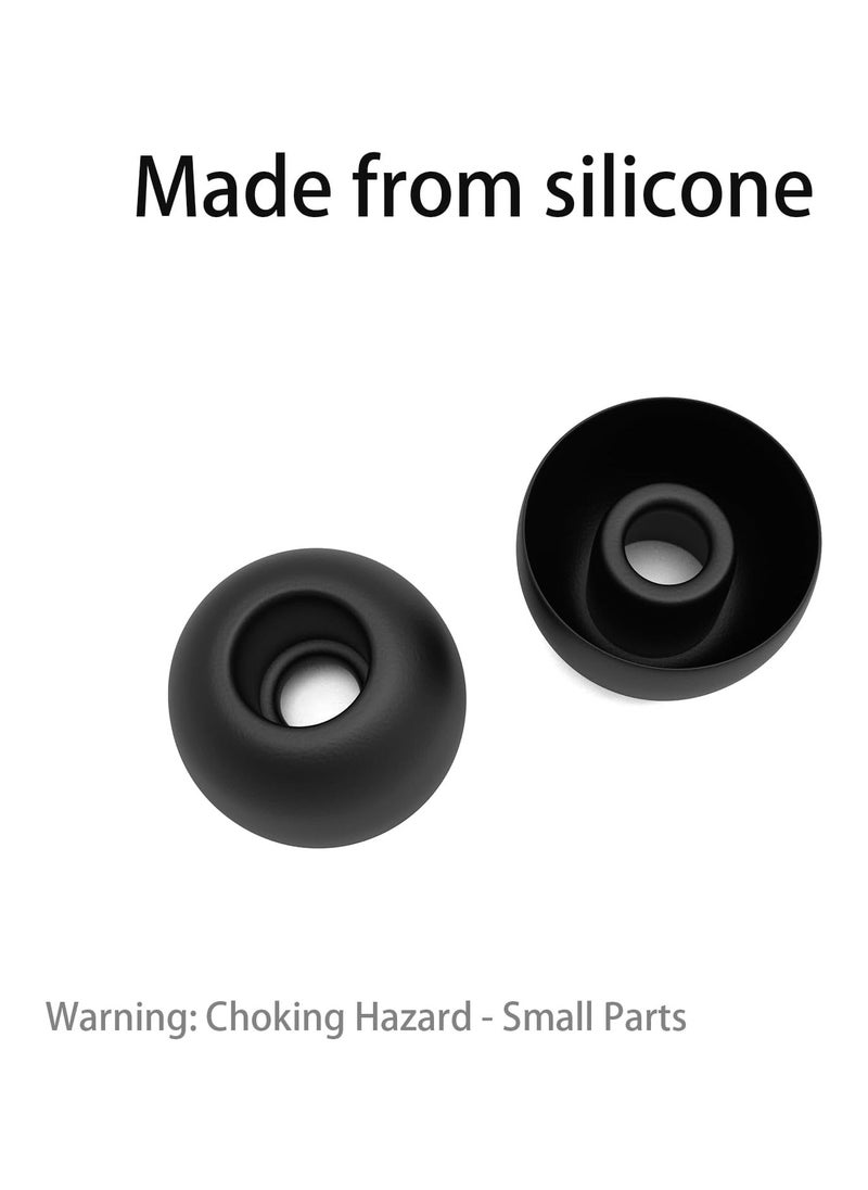 Generic 3pairs Ear Tips for Soundcore Space A40 Silicone Earbuds Replacement for Earbuds S/M/L-Black  - Image 3