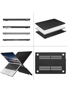 Other Manufacturer Etroon Compatible with Newest 2023 MacBook Air 15 inch Case A2941 M2 Chip with Retina Display & Touch ID Protective Plastic Hard Shell Case Cover Black  - Image 3