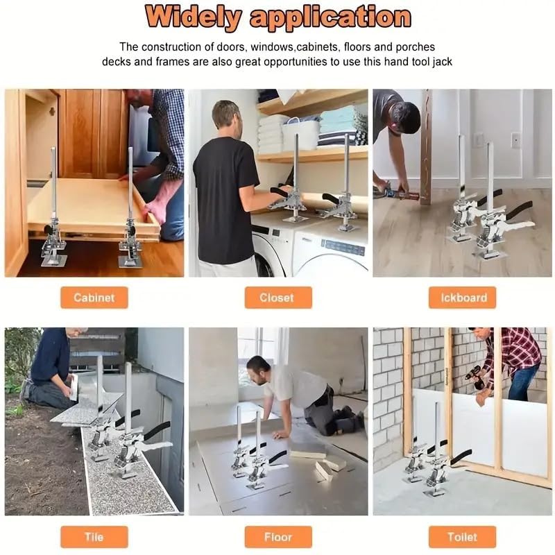 RASOFAB ZWERLIN Arm Tool Lift Hand Jack Labor Saving Arm-Furniture Lift Improved Arm Hand Lifting Tool Door Panel Lifting Cabinet Jack (Pack of 1) (Design 1) - Image 4