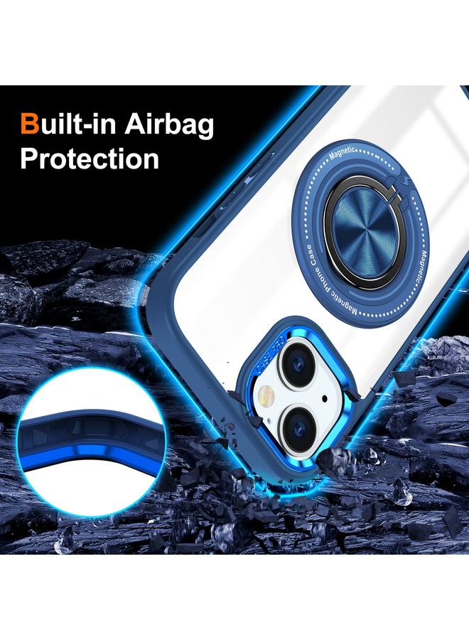 Zaboon Case For iPhone 13 Magnetic Rotating Ring Holder Phone Case - Image 3