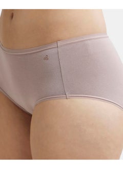 JOCKEY Jockey 1809 Women's Full Coverage Micro Modal Elastane Stretch High Waist Full Brief with Exposed Waistband and StayFresh Treatment_Mocha_L  - Image 5