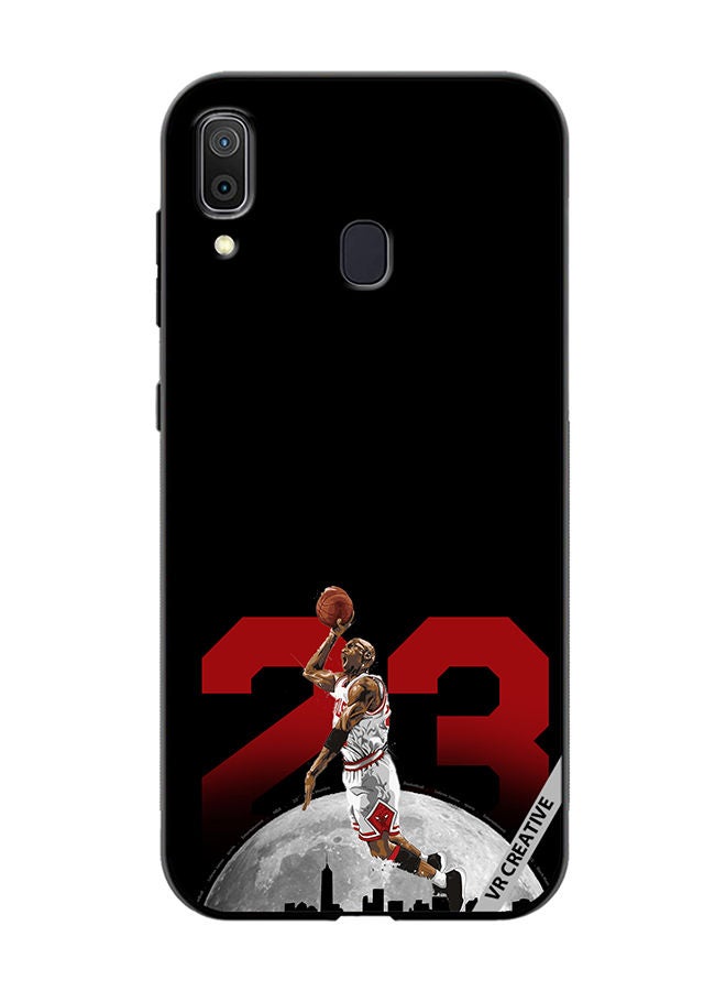 VR CREATIVE Protective Case Cover For Samsung Galaxy A30 Lebron 23 Over The City Design Multicolour - Image 1