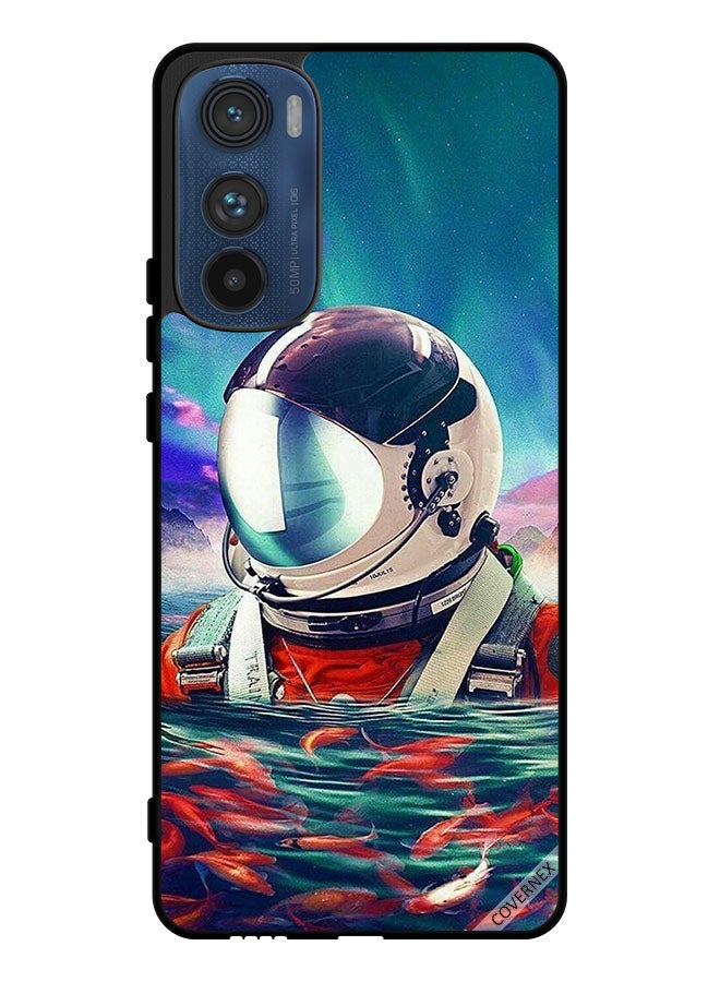 Covernex Protective Case Cover For Motorola Edge 30 Astronaut In Fishes Sea - Image 1