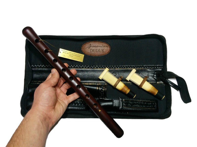 Theodoros Armenian Duduk, Professional Musical Instrument, Handmade from Armenian Apricot Wood, 2 Professional Reeds, Eco-Leather Case, Made in Armenia, Flute, Oboe, Balaban, Woodwind - Image 5
