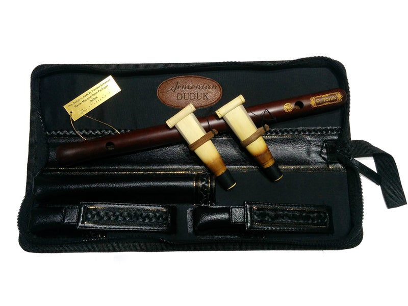 Theodoros Armenian Duduk, Professional Musical Instrument, Handmade from Armenian Apricot Wood, 2 Professional Reeds, Eco-Leather Case, Made in Armenia, Flute, Oboe, Balaban, Woodwind - Image 3