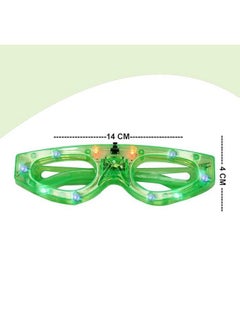 Wizme Wizme 6Pcs Led Flashing Light Up Goggles for Kids Adults Night Theme Functions Pack of 1 (Multicolor)  - Image 2