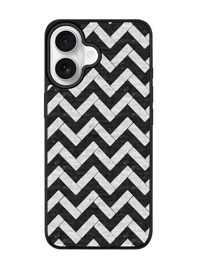Stylizedd iPhone 17 Case, [Compatible with MagSafe] Slim Magnetic cover Phone Case iPhone 17 -Chevron Tiles - Image 1