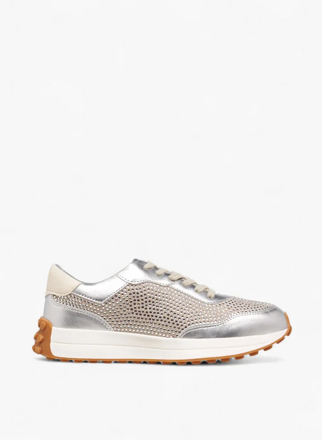 Celeste Women's Embellished Lace-Up Sneakers