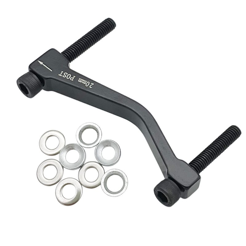 JooFn Disc Brake Caliper Mount Adapter 20mm Post Mount for 180mm Brake Caliper - Image 1