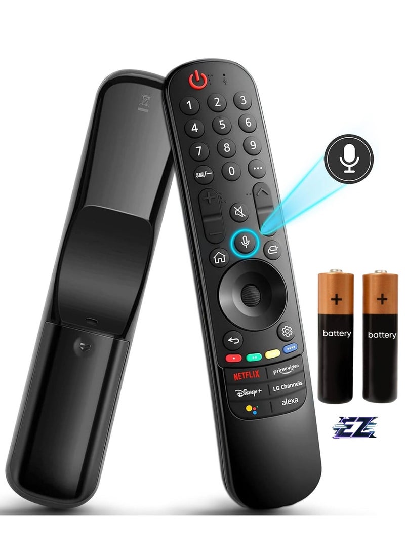 ELTRAZONE Replacement Magic Remote Control AN-MR22GA/22GN with Voice and Pointer Function for LG Smart TV Compatible with 2017-2023 LG UHD OLED QNED NanoCell 4K 8K Models with battery - Image 1