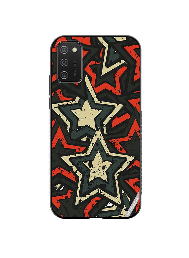 VR CREATIVE Protective Case Cover For Samsung Galaxy A02s Stars Design Multicolour - Image 1