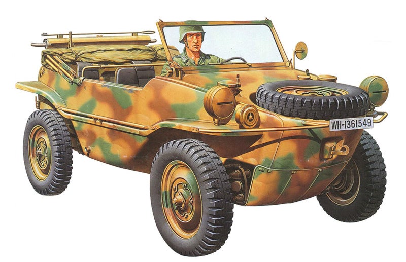 Tamiya Models Schwimmwagen Type 166 Model Kit - Image 2