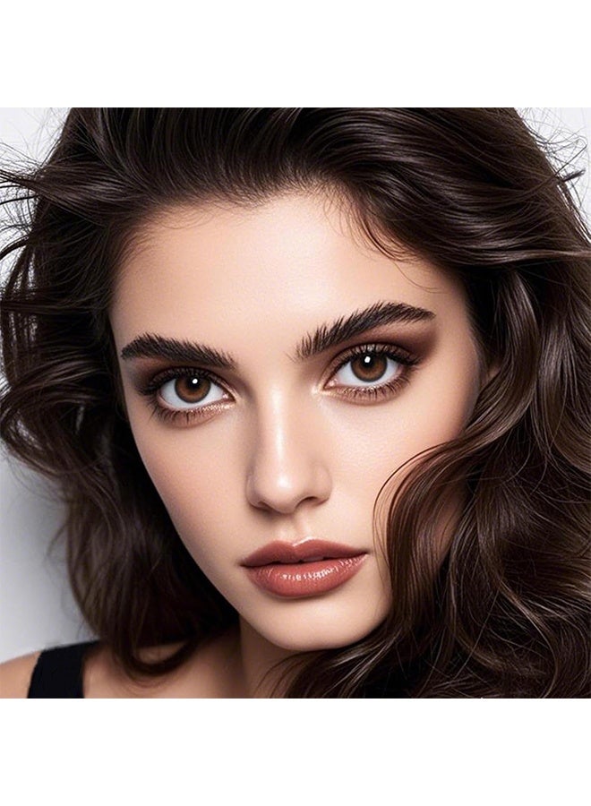 lakerain Longwear Crease-Proof Eyeshadow Stick, Waterproof Cream Eyeshadow Stick, Dark Brown Matte Eye Shadow Sticks, Cream to Powder Eyeshadow Crayon, Buildable & Blendable Long-Lasting Eye Shadow Stick, Vegan & Cruelty-Free #2 PECAN - Image 5
