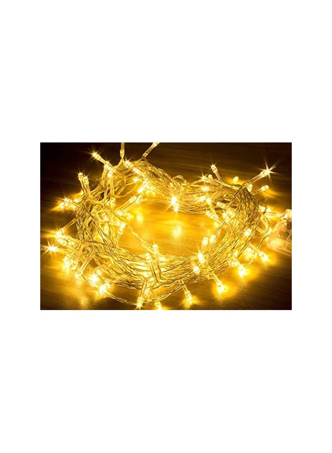 The Bros أضواء خيطية مزخرفة LED 100 من روسيمومنت LT-6365B، بطول 10 متر، لتزيين الحفلات، باللون الأبيض الدافئ، تعمل بالبطارية - Image 2