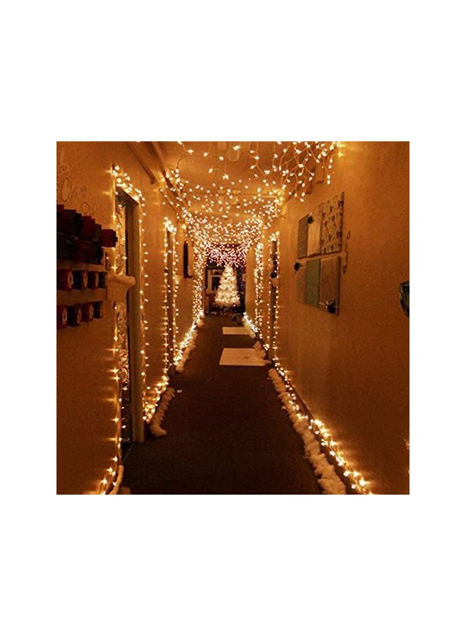 The Bros أضواء خيطية مزخرفة LED 100 من روسيمومنت LT-6365B، بطول 10 متر، لتزيين الحفلات، باللون الأبيض الدافئ، تعمل بالبطارية - Image 3