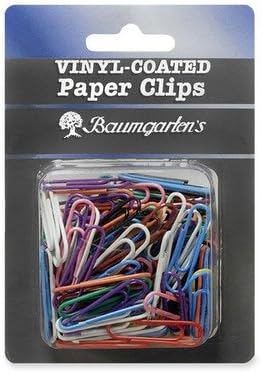 Paper Clips Standard Vinyl 138 100PK Assorted Set of 5