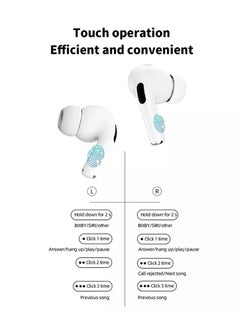 Rabos ANC+ENC double noise reduction to Listen Touch Screen Control Earbuds Headphones 360 Stereo with Noise Cancellation  - Image 4