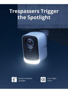 eufy Security S300 eufyCam 3C 2-Cam Kit Security Camera Outdoor Wireless, 4K Camera, Expandable Local Storage Up To 16TB, Face Recognition AI, Spotlight, Color Night Vision, No Monthly Fee  - Image 3