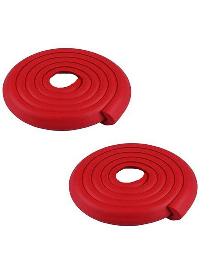 Syga Set Of 2 Red Baby Safety Strip Edge Guard Cushion Corner Cover Tape Infant Bump Protector - Image 1