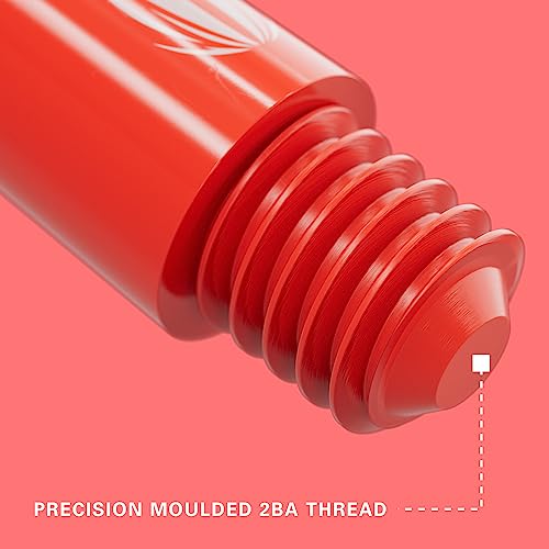 Target Darts Pro Grip Shafts – Set of 9 | Red, Medium-48mm | Dart Stems, Professional Darts Accessories, 2BA Shaft Multipack with Rings - Image 5