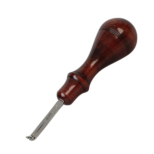 Weaver Leather Supply Leather Edger, Edge Beveler with Angled Tip for Refined Finish, Beveling Tools for Belts, Straps, and DIY Projects, 1/32” - Image 1